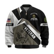 Premium US Veterans Bomber Jacket BPHN030912, Gifts For US Veterans, Gifts On Father's Day, Veterans Day. - Image 3