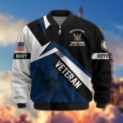 Premium US Veterans Bomber Jacket BPHN030912, Gifts For US Veterans, Gifts On Father's Day, Veterans Day. - Image 12