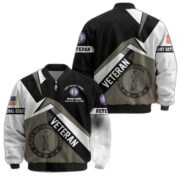 Premium US Veterans Bomber Jacket BPHN030912, Gifts For US Veterans, Gifts On Father's Day, Veterans Day. - Image 8