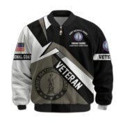 Premium US Veterans Bomber Jacket BPHN030912, Gifts For US Veterans, Gifts On Father's Day, Veterans Day. - Image 9