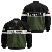 Premium US Veterans Bomber Jacket CPVC180901, Gifts For US Veterans, Gifts On Father's Day, Veterans Day. - Image 4
