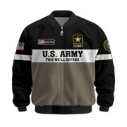 Premium US Veterans Bomber Jacket CPVC180901, Gifts For US Veterans, Gifts On Father's Day, Veterans Day. - Image 5