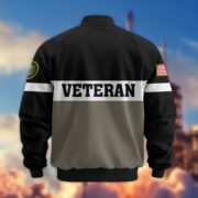 Premium US Veterans Bomber Jacket CPVC180901, Gifts For US Veterans, Gifts On Father's Day, Veterans Day. - Image 6