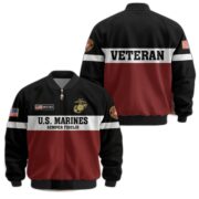 Premium US Veterans Bomber Jacket CPVC180901, Gifts For US Veterans, Gifts On Father's Day, Veterans Day. - Image 19