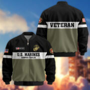 Premium US Veterans Bomber Jacket CPVC180901, Gifts For US Veterans, Gifts On Father's Day, Veterans Day. - Image 22