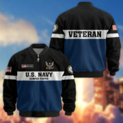Premium US Veterans Bomber Jacket CPVC180901, Gifts For US Veterans, Gifts On Father's Day, Veterans Day. - Image 13