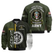 Premium Personalized US Veterans Bomber Jacket BPHN020911, Gifts For US Veterans, Gifts On Father's Day, Veterans Day. - Image 2