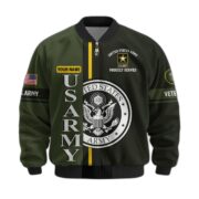 Premium Personalized US Veterans Bomber Jacket BPHN020911, Gifts For US Veterans, Gifts On Father's Day, Veterans Day. - Image 3