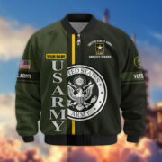 Premium Personalized US Veterans Bomber Jacket BPHN020911, Gifts For US Veterans, Gifts On Father's Day, Veterans Day. - Image 3
