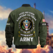 Premium Personalized US Veterans Bomber Jacket BPHN020911, Gifts For US Veterans, Gifts On Father's Day, Veterans Day. - Image 4