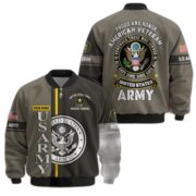 Premium Personalized US Veterans Bomber Jacket BPHN020911, Gifts For US Veterans, Gifts On Father's Day, Veterans Day. - Image 5