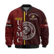 Premium Personalized US Veterans Bomber Jacket BPHN020911, Gifts For US Veterans, Gifts On Father's Day, Veterans Day. - Image 18