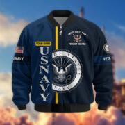Premium Personalized US Veterans Bomber Jacket BPHN020911, Gifts For US Veterans, Gifts On Father's Day, Veterans Day. - Image 12