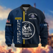 Premium Personalized US Veterans Bomber Jacket BPHN020911, Gifts For US Veterans, Gifts On Father's Day, Veterans Day. - Image 15
