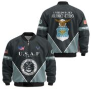 Premium US Veterans Bomber Jacket ATTN090922, Gifts For US Veterans, Gifts On Father's Day, Veterans Day. - Image 23