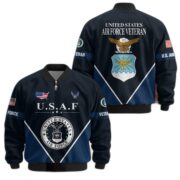 Premium US Veterans Bomber Jacket ATTN090922, Gifts For US Veterans, Gifts On Father's Day, Veterans Day. - Image 26