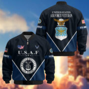 Premium US Veterans Bomber Jacket ATTN090922, Gifts For US Veterans, Gifts On Father's Day, Veterans Day. - Image 26