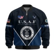 Premium US Veterans Bomber Jacket ATTN090922, Gifts For US Veterans, Gifts On Father's Day, Veterans Day. - Image 27