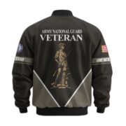 Premium US Veterans Bomber Jacket ATTN090922, Gifts For US Veterans, Gifts On Father's Day, Veterans Day. - Image 10