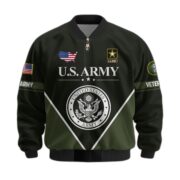 Premium US Veterans Bomber Jacket ATTN090922, Gifts For US Veterans, Gifts On Father's Day, Veterans Day. - Image 6