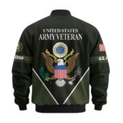 Premium US Veterans Bomber Jacket ATTN090922, Gifts For US Veterans, Gifts On Father's Day, Veterans Day. - Image 7
