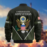 Premium US Veterans Bomber Jacket ATTN090922, Gifts For US Veterans, Gifts On Father's Day, Veterans Day. - Image 7