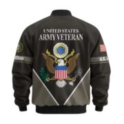 Premium US Veterans Bomber Jacket ATTN090922, Gifts For US Veterans, Gifts On Father's Day, Veterans Day. - Image 4