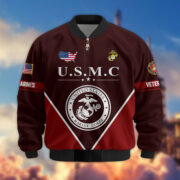 Premium US Veterans Bomber Jacket ATTN090922, Gifts For US Veterans, Gifts On Father's Day, Veterans Day. - Image 18