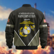 Premium US Veterans Bomber Jacket ATTN090922, Gifts For US Veterans, Gifts On Father's Day, Veterans Day. - Image 22