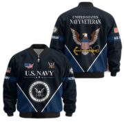 Premium US Veterans Bomber Jacket ATTN090922, Gifts For US Veterans, Gifts On Father's Day, Veterans Day. - Image 11