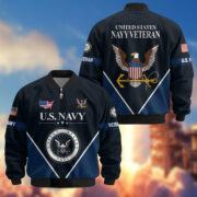 Premium US Veterans Bomber Jacket ATTN090922, Gifts For US Veterans, Gifts On Father's Day, Veterans Day. - Image 11