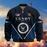 Premium US Veterans Bomber Jacket ATTN090922, Gifts For US Veterans, Gifts On Father's Day, Veterans Day. - Image 12