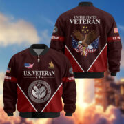 Premium US Veterans Bomber Jacket ATTN090922, Gifts For US Veterans, Gifts On Father's Day, Veterans Day. - Image 35