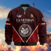 Premium US Veterans Bomber Jacket ATTN090922, Gifts For US Veterans, Gifts On Father's Day, Veterans Day. - Image 36