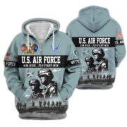 Premium US Veterans Zip Hoodie BPHN170911, Gifts For US Veterans, Gifts On Father's Day, Veterans Day. - Image 25