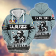Premium US Veterans Zip Hoodie BPHN170911, Gifts For US Veterans, Gifts On Father's Day, Veterans Day. - Image 25