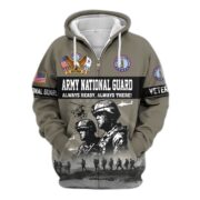 Premium US Veterans Zip Hoodie BPHN170911, Gifts For US Veterans, Gifts On Father's Day, Veterans Day. - Image 8