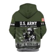 Premium US Veterans Zip Hoodie BPHN170911, Gifts For US Veterans, Gifts On Father's Day, Veterans Day. - Image 6