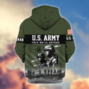 Premium US Veterans Zip Hoodie BPHN170911, Gifts For US Veterans, Gifts On Father's Day, Veterans Day. - Image 6