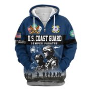 Premium US Veterans Zip Hoodie BPHN170911, Gifts For US Veterans, Gifts On Father's Day, Veterans Day. - Image 29