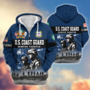 Premium US Veterans Zip Hoodie BPHN170911, Gifts For US Veterans, Gifts On Father's Day, Veterans Day. - Image 31