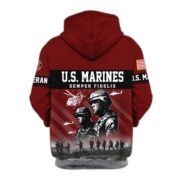 Premium US Veterans Zip Hoodie BPHN170911, Gifts For US Veterans, Gifts On Father's Day, Veterans Day. - Image 18