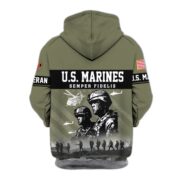 Premium US Veterans Zip Hoodie BPHN170911, Gifts For US Veterans, Gifts On Father's Day, Veterans Day. - Image 21