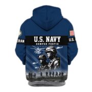 Premium US Veterans Zip Hoodie BPHN170911, Gifts For US Veterans, Gifts On Father's Day, Veterans Day. - Image 12
