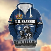 Premium US Veterans Zip Hoodie BPHN170911, Gifts For US Veterans, Gifts On Father's Day, Veterans Day. - Image 14