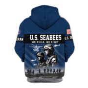 Premium US Veterans Zip Hoodie BPHN170911, Gifts For US Veterans, Gifts On Father's Day, Veterans Day. - Image 15