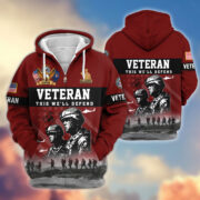 Premium US Veterans Zip Hoodie BPHN170911, Gifts For US Veterans, Gifts On Father's Day, Veterans Day. - Image 37