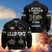 Premium US Veterans Bomber Jacket BPHN220912, Gifts For US Veterans, Gifts On Father's Day, Veterans Day. - Image 17