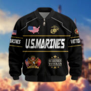 Premium US Veterans Bomber Jacket BPHN220912, Gifts For US Veterans, Gifts On Father's Day, Veterans Day. - Image 15