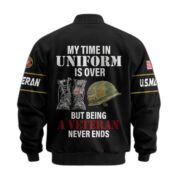 Premium US Veterans Bomber Jacket BPHN220912, Gifts For US Veterans, Gifts On Father's Day, Veterans Day. - Image 16